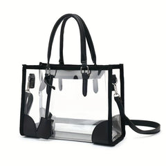 Clear PVC Tote Bag Waterproof Beach Stadium Concerts