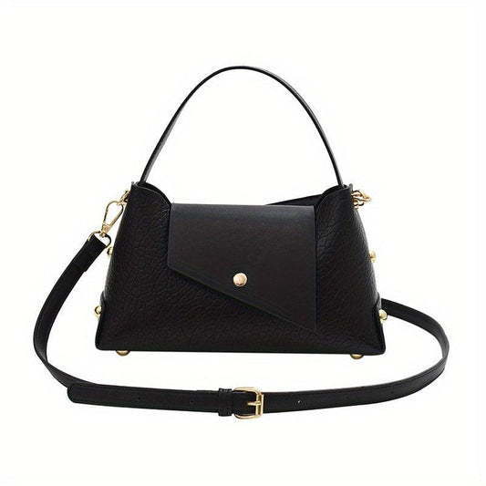 Vegan Crossbody Bag PU Shoulder Bag Women's Casual Stylish Handbag & Purse