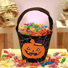 Halloween Pumpkin Mini Handbag Non woven Ghost Skull Pumpkin Elf Gift Bag