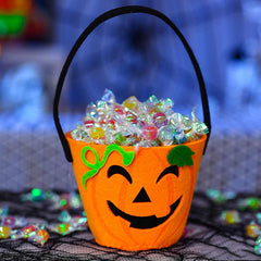 Halloween Pumpkin Mini Handbag Non woven Ghost Skull Pumpkin Elf Gift Bag