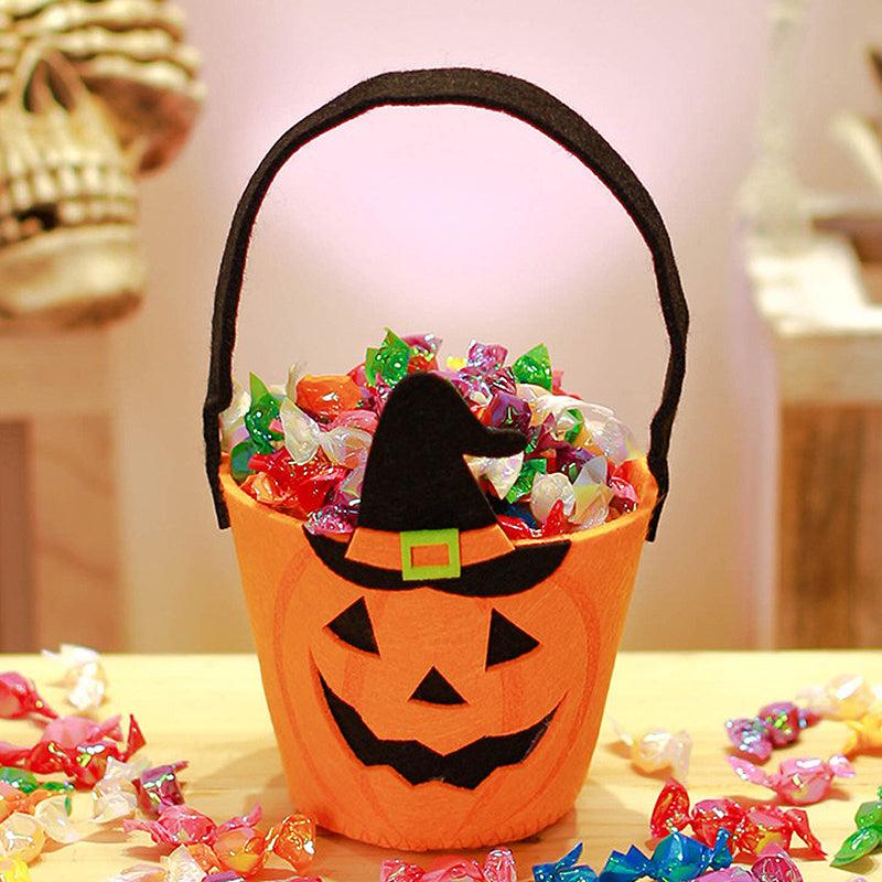 Halloween Pumpkin Mini Handbag Non woven Ghost Skull Pumpkin Elf Gift Bag