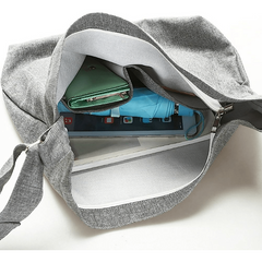 Casual Minimalist Shoulder Bag All Match Canvas Crossbody Bag Handbag