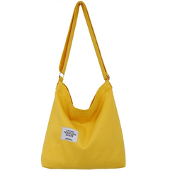 Casual Minimalist Shoulder Bag All Match Canvas Crossbody Bag Handbag