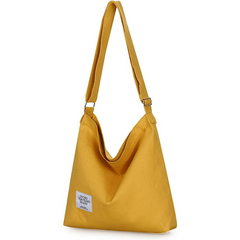 Casual Minimalist Shoulder Bag All Match Canvas Crossbody Bag Handbag