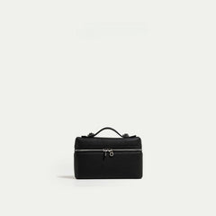 Mini Solid Satchel Crossbody Bag PU Leather Waterproof Square Handbag