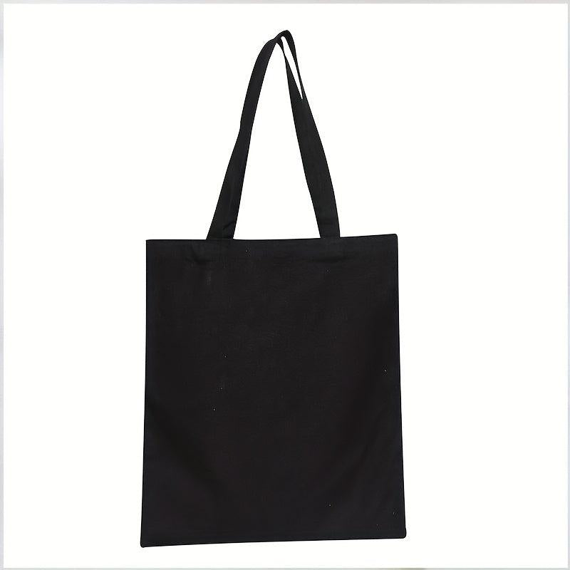 Pink Be Kind Letters Tote Bag Large Capacity Canvas Shoulder Bag