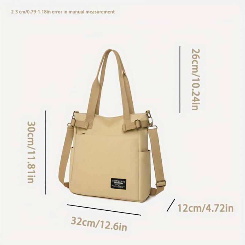 Stylish Canvas Crossbody Bag with Large Capacity