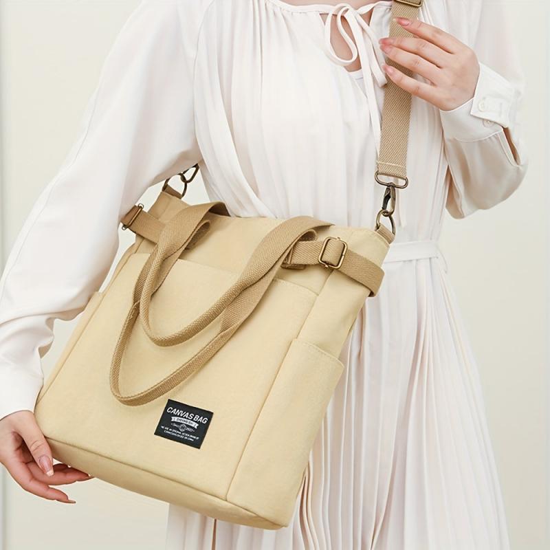 Stylish Canvas Crossbody Bag with Large Capacity