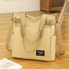 Stylish Canvas Crossbody Bag with Large Capacity