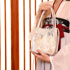 Chinese Style Crossbody Bag Floral Embroidered Purse Shoulder Handbag