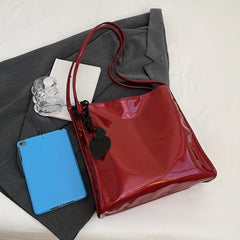 Large Capacity Hobo Bag PU Shoulder Satchel Women's Casual Handbag
