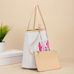 Cartoon Ghost & Pumpkin Pattern Tote Bag Halloween Shoulder Bag