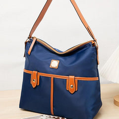 Large Capacity Shoulder Bag with Multiple Pockets for Everyday Use