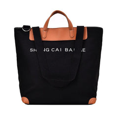 Vintage Canvas Tote Bag Large Capacity Women's Handbag