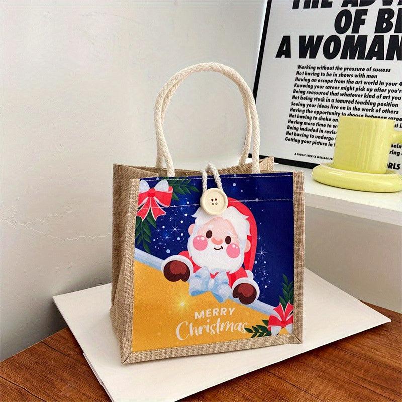 Halloween Pumpkin Ghost Skull Lunch Bag Christmas Gist Tote Bags