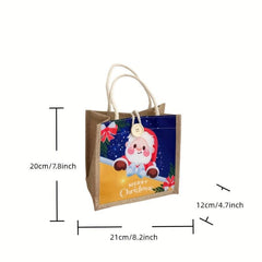 Halloween Pumpkin Ghost Skull Lunch Bag Christmas Gist Tote Bags