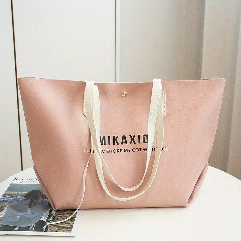 Large Capacity Tote Bag Shoulder Hobo Bag Women's Casual Handbag