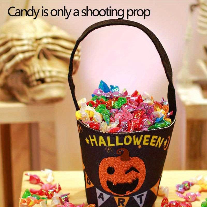 Halloween Pumpkin Handbag Trick Or Treat Candy Bag Non woven Ghost Skull Pumpkin
