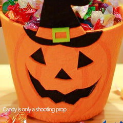 Halloween Pumpkin Handbag Trick Or Treat Candy Bag Non woven Ghost Skull Pumpkin
