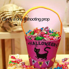 Halloween Pumpkin Handbag Trick Or Treat Candy Bag Non woven Ghost Skull Pumpkin