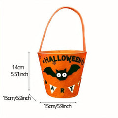 Halloween Pumpkin Handbag Trick Or Treat Candy Bag Non woven Ghost Skull Pumpkin