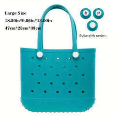 Large Capacity Beach Hole Bag Waterproof Lightweight Storage Bag