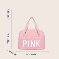 Large Capacity Travel Storage Bag Portable Sports Handbag with Zipper