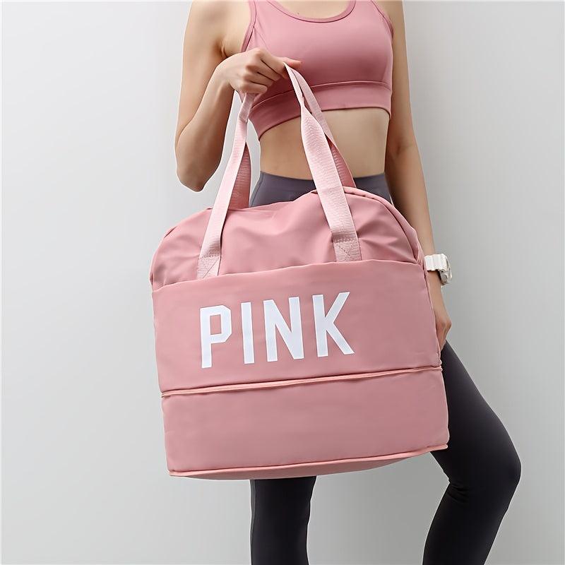 Large Capacity Travel Storage Bag Portable Sports Handbag with Zipper