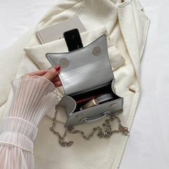 Mini Solid Chain Shoulder Bag Satchel All Match