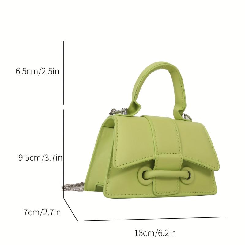 Mini Solid Chain Shoulder Bag Satchel All Match