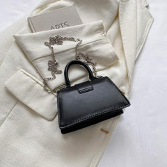Mini Solid Chain Shoulder Bag Satchel All Match