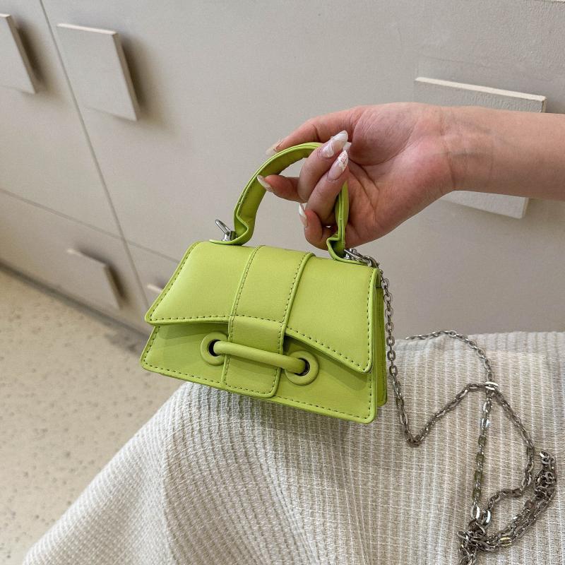 Mini Solid Chain Shoulder Bag Satchel All Match