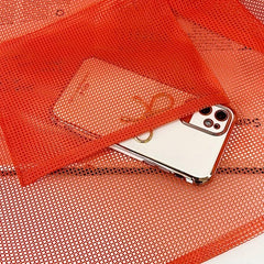 Summer Hollow Mesh Bag Solid Large Capacity Shoulder Bag All Match Beach Bag