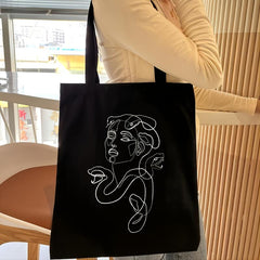 Canvas Bag Women's Large Shoulder Bag Casual Shopper Bag