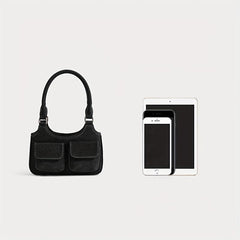 Denim Underarm Bag Stylish Shoulder Bag