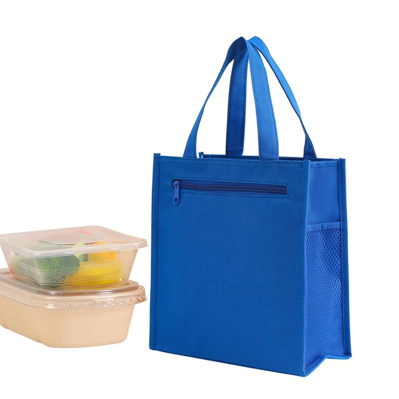 Cartoon Print Canvas Lunch Box Bag Women's Tote Bag