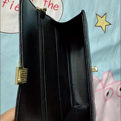 Classic Quilted Underarm Bag PU Leather Purse Women's Shoulder Bag