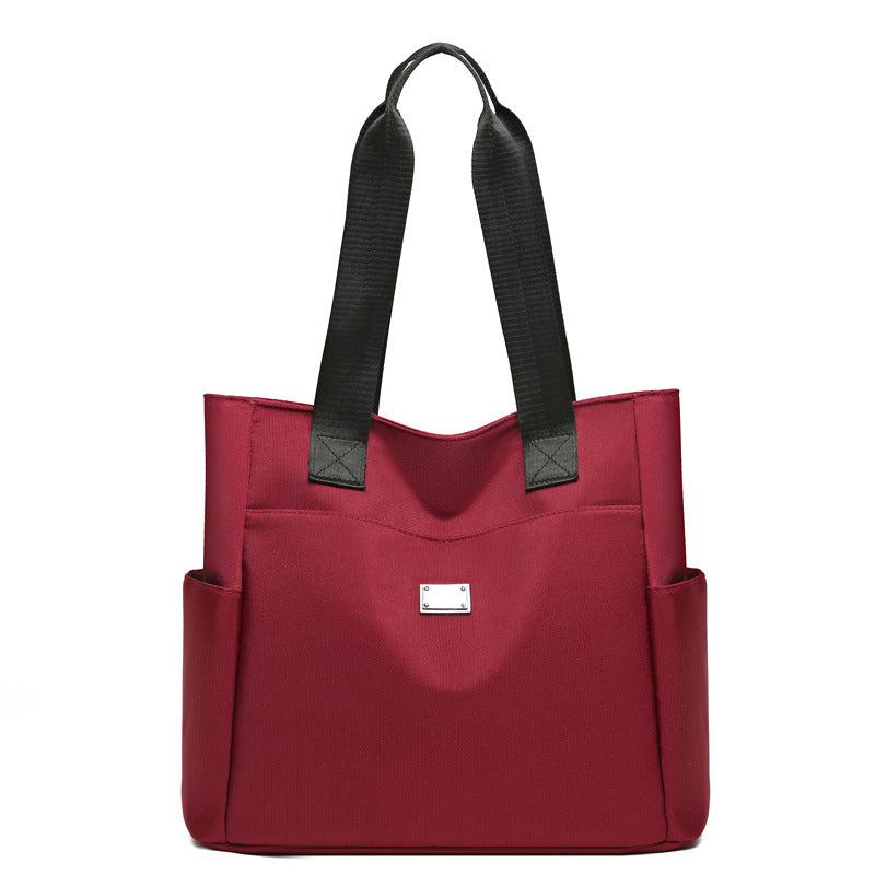 Casual Large Capacity Shoulder Bag Minimalist Handbag All Match Storage Bag