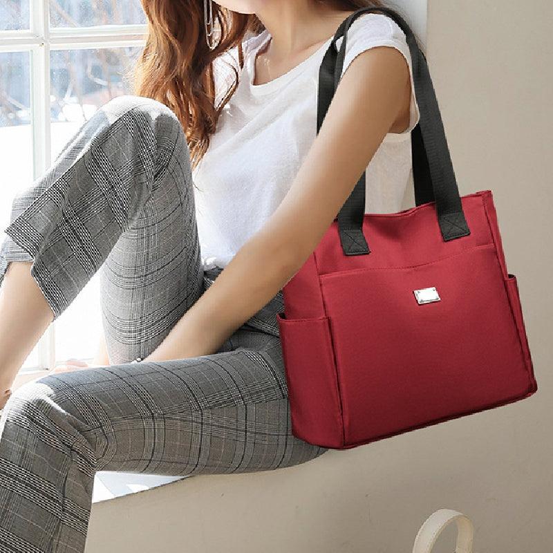 Casual Large Capacity Shoulder Bag Minimalist Handbag All Match Storage Bag