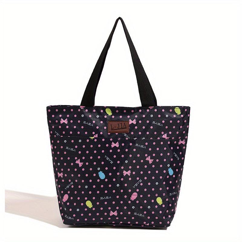 Floral Print Tote Bag Women's Handbag Satchel Purse