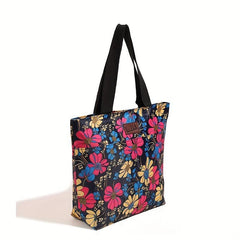 Floral Print Tote Bag Women's Handbag Satchel Purse