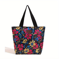 Floral Print Tote Bag Women's Handbag Satchel Purse