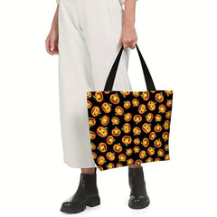 Stylish Cartoon Halloween Pattern Bag Large Capacity Shoulder Bag