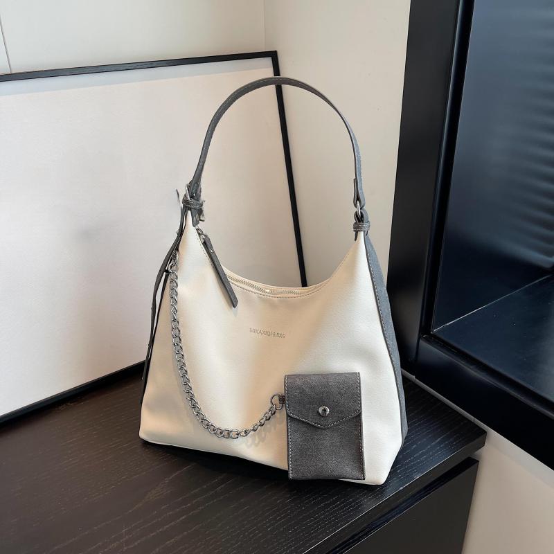 Vintage Large Capacity Hobo Bag Retro PU Shoulder Tote Bag Women's Casual Handba