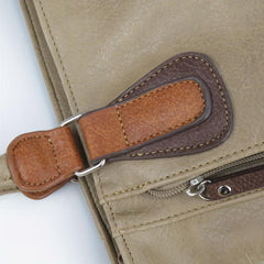 Large Capacity Tote Bag Vintage Crossbody Bag