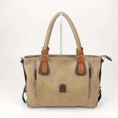 Large Capacity Tote Bag Vintage Crossbody Bag