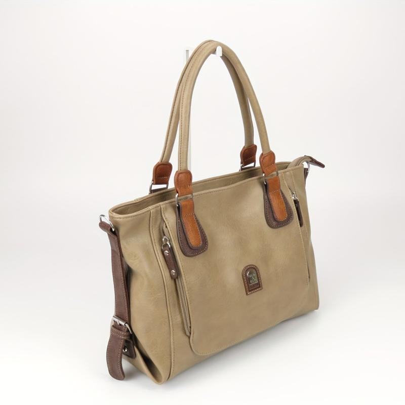 Large Capacity Tote Bag Vintage Crossbody Bag