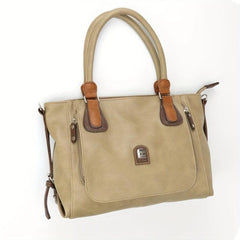 Large Capacity Tote Bag Vintage Crossbody Bag