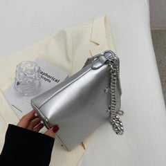 Faux Leather Tote Bag Women's Casual Shoulder Bag & Purse