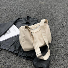 Minimalist PU Shoulder Bag Large Capacity Hobo Bag Women's Casual Handbag